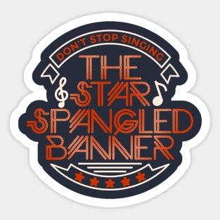 The Star Spangled Banner Sticker